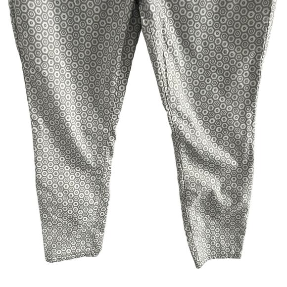 NWT D. Jeans 14 High Waisted Hexagon Patterned Ankle Pants - Picture 3 of 9